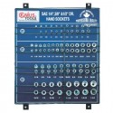 Genius Tools SW-23485S 85PC 1/4,3/8" & 1/2" Dr. Sockets Display Board