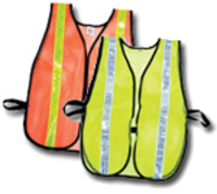 Safety Vests, Surveyors Vests, Heavy Weight or Soft Mesh